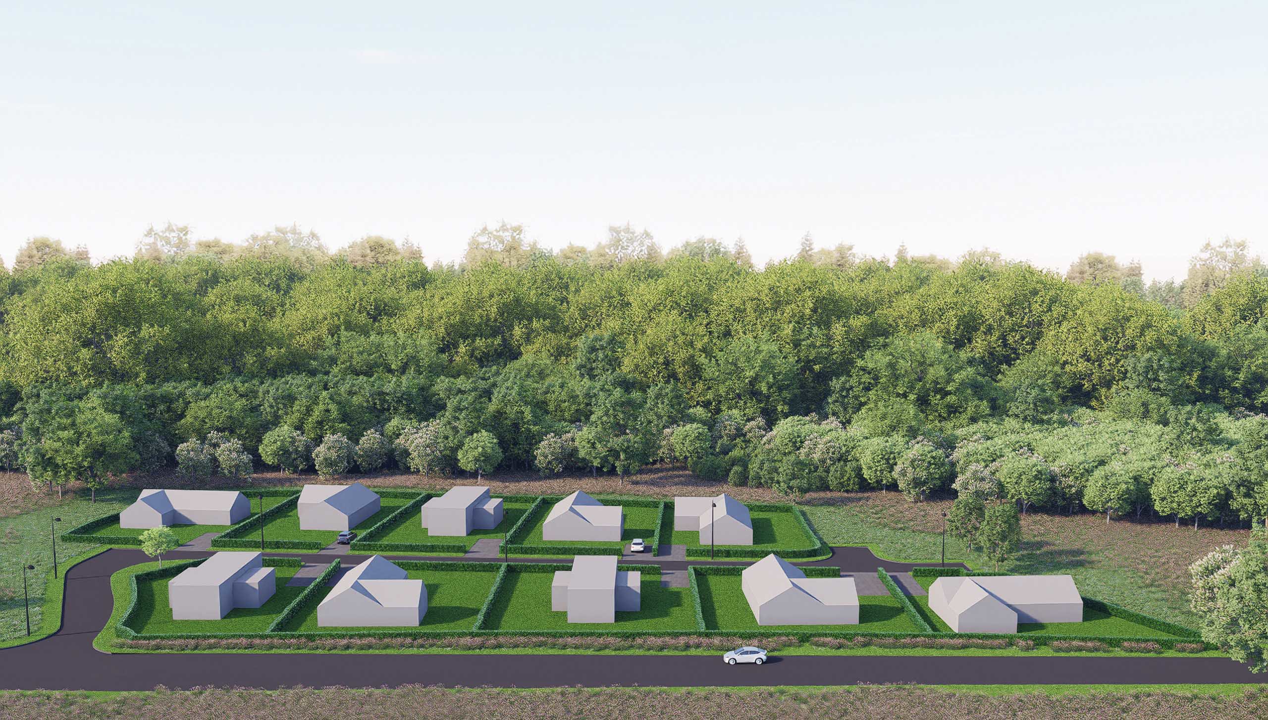 Attraktive byggegrunde i Anebjerg – med skoven i baghaven - More