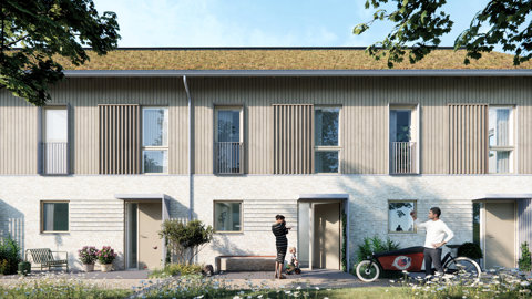 Nyt lækkert rækkehus i Lille Pederstrup
