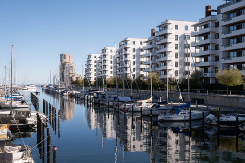 Eksklusiv stuelejlighed i Tuborg Havnepark med fantastisk udsigt