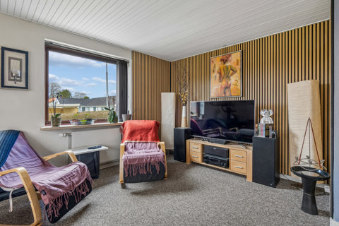 Rigtig fin og overskuelig villa på 106 m2. - beliggende lige ved Hole Skov i Korup
