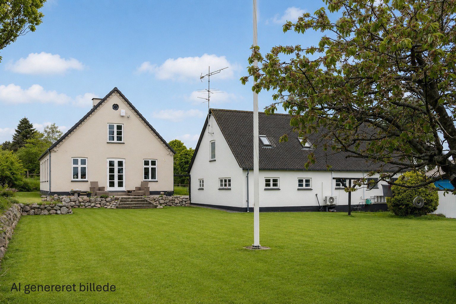 Landejendom på Markebækvej 6 3320 Skævinge.