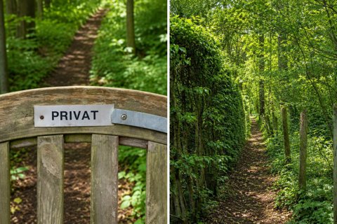 STRÅTÆKT LIEBHAVERVILLA MED SJÆLDEN NATURBELIGGENHED VED JÆGERSBORG HEGN
