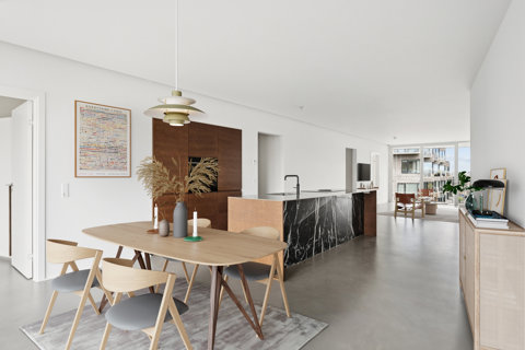 Eksklusiv penthouse i A-huset med to terrasser