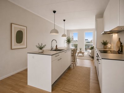 Lækker 3'er på øverste etage - Grønttorvet