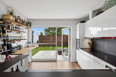 Moderne 3V’er med egen privat gårdhave og fælles tagterrasse