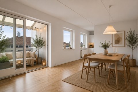 Lys 3-vær. - Central beliggenhed tæt på station, Waves og Køge Bugt.