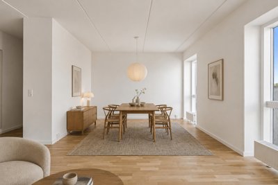 Moderne 3V’er få skridt fra Amager Strandpark