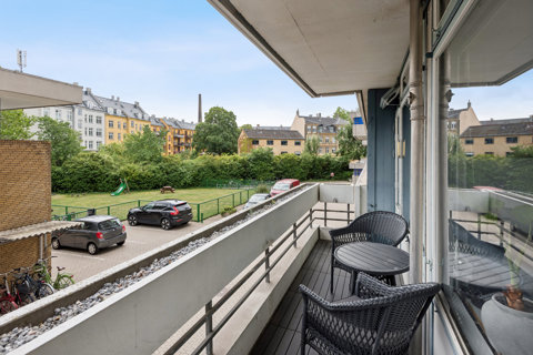 Flot renoveret & indbydende lejlighed velbeliggende på Frederiksberg