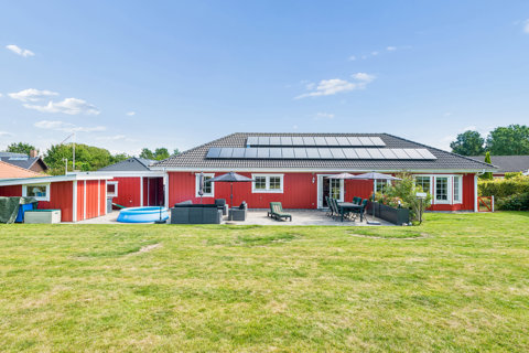 Lavenergihus med solceller – Hele 167 m² til den klassiske børnefamilie